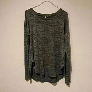 Banana Republic Signature Tee womens small gray stretch